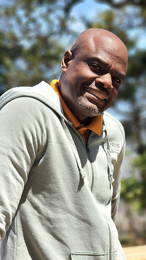 Arneaud Wharwood Smiling